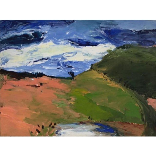 Monika Rossa, Landscape, Oil on Canvas, 2000 For Sale - Image 7 of 7