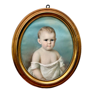 19th-Century Portrait of a Young Boy