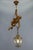 German Carved Linden Wood Mountaineer with Brass Lantern, 1950s For Sale - Image 3 of 18