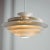 ‘Type 52580’ aluminium pendant with seven lamellas from the 1990s produced by Form-Light. Ideal for dining tables or...