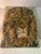 Vintage Mid Century Modern Lion Portrait Painting by Fritz Rudolf Hug Framed 60s 1960s MCM Mid 20th Century For Sale - Image 4 of 12