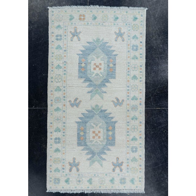 Gray Oushak Rug 2'1" x 3'10" #17150 For Sale - Image 8 of 8