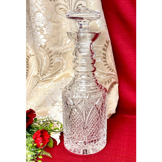 Transparent Vintage National Museum Collection Waterford Crystal Decanter For Sale - Image 8 of 12
