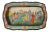 Vintage Chinese Powder Doped Color Eight Immortal Display Dish For Sale