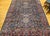 Vintage Persian Yazd Rug, Hand-Knotted Wool, Allover Floral Pattern, Navy & Red, 9x12 For Sale - Image 10 of 18