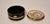 Beautiful vintage Japanese Art of Chokin porcelain trinket box featuring an intricate precious metal engraving of Mount...