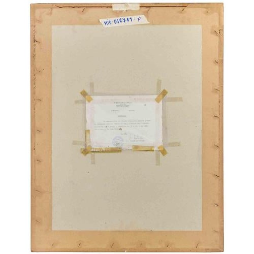 Jean Cocteau, Harlequin with the Guitar, Lithograph, 1954 For Sale - Image 4 of 5