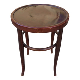 Vintage Stool in Rosewood For Sale