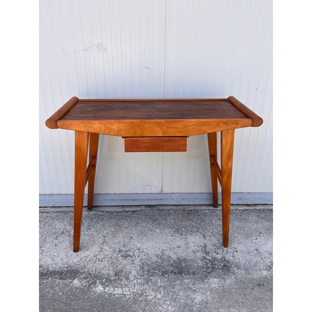 Vintage Console Table with Mirror, 1950s, Set of 2 For Sale - Image 6 of 16