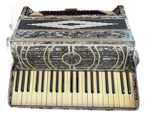 Vintage WURLITZER ACCORDION 120 Base 24 Key With Case Excellent Condition