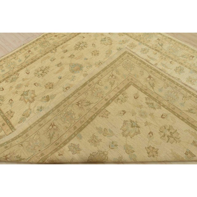 Ziegler Rug 8’5” X 9’7” Beige Wool Traditional Hand-Knotted Oriental Carpet For Sale - Image 14 of 15