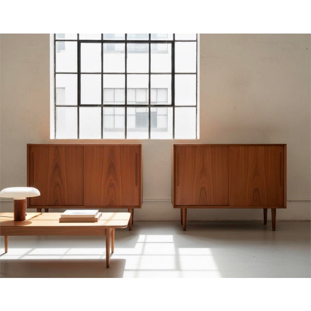 Low Teak Sideboard by Svend Aage Rasmussen for Alderlyst Møbelfabrik, Denmark, 1960s For Sale - Image 14 of 18