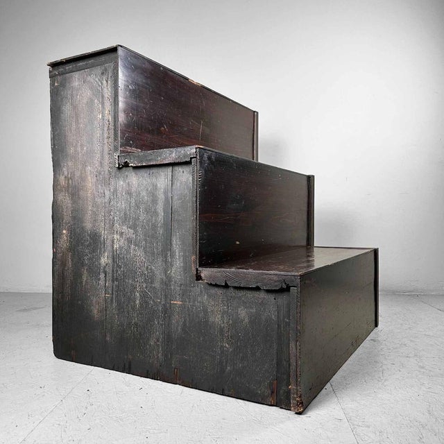 Japanese Staircase Cabinet, 1920s For Sale - Image 18 of 18