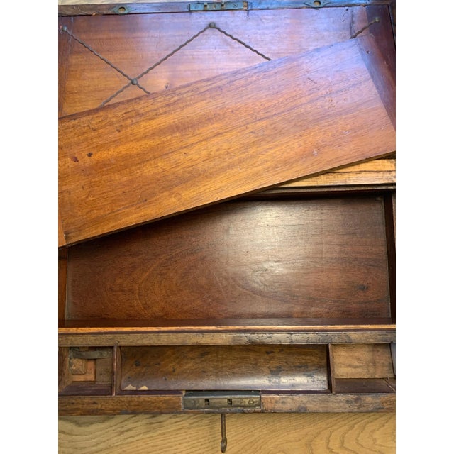 Wood Mid-19th Century (Circa 1850–1870) English Tunbridge Ware Writing Slope For Sale - Image 7 of 14
