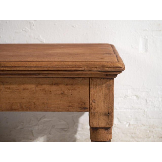 Vintage Pine Low Table, 1930 For Sale - Image 5 of 10