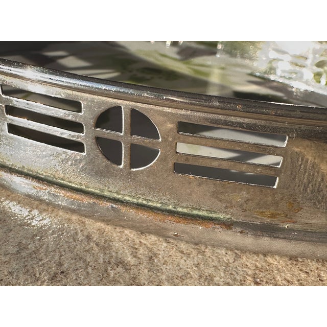 Antique Art Deco Serving Tray in Ceramic and Metal from BMF, Germany, 1920s For Sale - Image 12 of 18