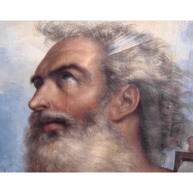 Rare old master italian painting, oil on wood, probably venetian, circa 1.600 - 1.500with frame: h. 64 w. 55 d. 5 cm h....