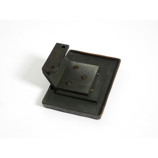 Large Brutalist Bronze Pull Handles with Letter Slot and Doorbell from Alpan, Germany, 1970s, Set of 3 For Sale - Image 6 of 18