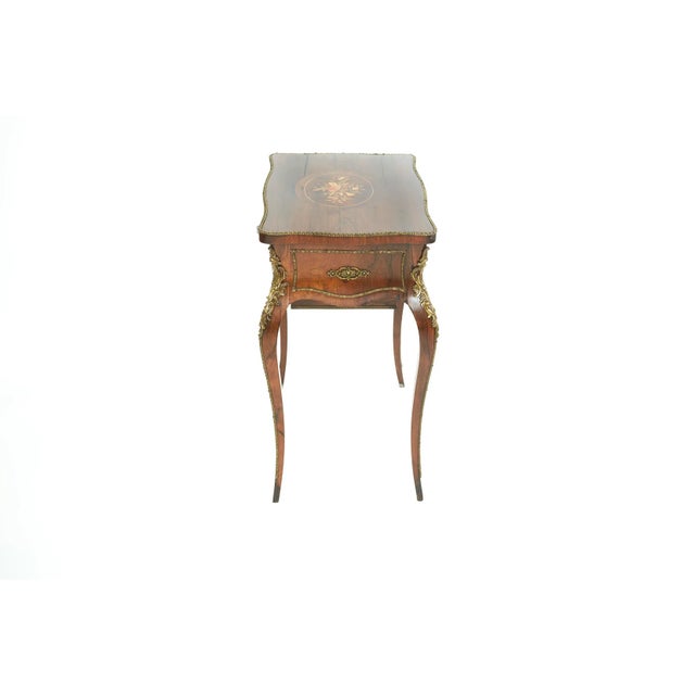 19th Century Regency Revival Brass Mounted Table For Sale - Image 12 of 13