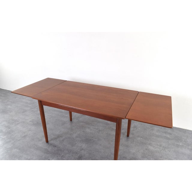 Mid-Century Danish Teak Extendable Dining Table, 1960s For Sale - Image 14 of 18