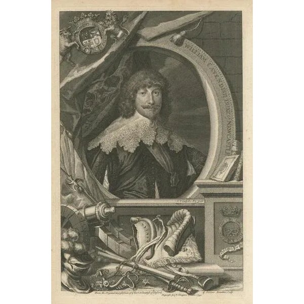 Antique Portrait of William Cavendish, 1st Duke of Newcastle Upon Tyne For Sale - Image 3 of 6