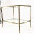 Solid Bronze Two Tier Faux Bamboo Glass Top Rectangle Side End Table Nice Patina For Sale - Image 12 of 12
