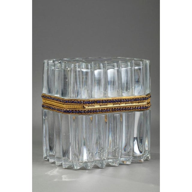 Casket with Cut Crystal and Gilt Bronze For Sale - Image 6 of 12