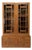 Art Nouveau Italian Sideboard in Wood and Glass, 1920s For Sale
