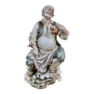 Antonio Borsato Porcelain Figurine Vintage Italian Matinee Italy No 19 Rare For Sale