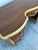 Mid 20th Century French Provincial Vanity Desk | Hollywood Regency Burl Walnut Marquetry & Gilt Bombe Dressing Table For Sale - Image 11 of 12