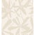 Blossom Wallpaper by Susan Hable in Taupe on Cream For Sale