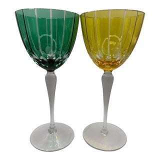Murano Glass Wineglasses by LaMurrina For Sale