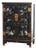 Early 20th Century Chinese Ebonized & Gilt Credenza With Figural & Floral Soap Stone Inlay 20thC For Sale