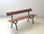 Garden Bench with Delicate Cast Iron Frame and Wooden Slats, 1960s For Sale - Image 14 of 18