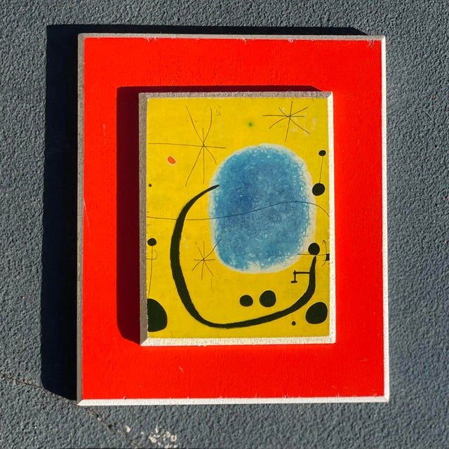 1960s Midcentury Framed Art Tiles Reproduction - Set of 9 For Sale - Image 5 of 12