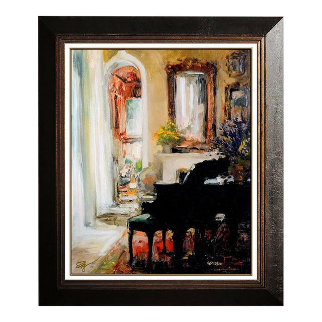 Music For A Summer Breeze - Hand Embellished, Stephen Shortridge For Sale