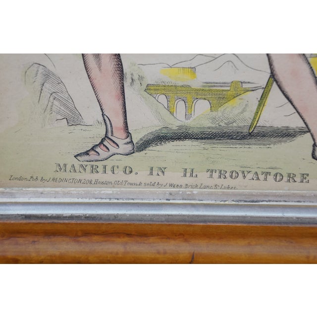 4 Antique J Redington London Shakespeare Theatrical Tinsel Etching Prints 13" For Sale - Image 12 of 14