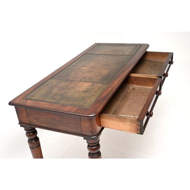 Antique Early Victorian Writing Table, 1840s For Sale - Image 6 of 11