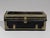 This small, attractive early 19th-century Georgian leather brass-bound coaching trunk or chest is a remarkable piece. It...
