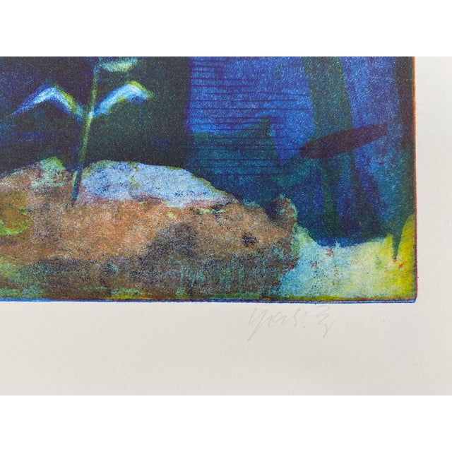 Modern Yoshi Takahashi, Fish, Aquatint Etching, 1970s For Sale - Image 3 of 7