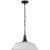 Layton 20" Pendant in Bronze with Matte White Shade Designer: Chapman & Myers Canopy: 5.25" Round Mounting: Chain Shade...