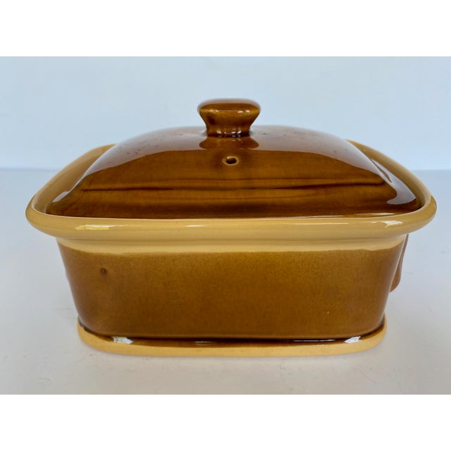 Vintage Early 20th Century English T G Green Pottery Dish With Lid Made