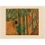 An excellent First Edition Post-Impressionist full-color print of oil painting The Aliscamps (1888) by Vincent Van Gogh....