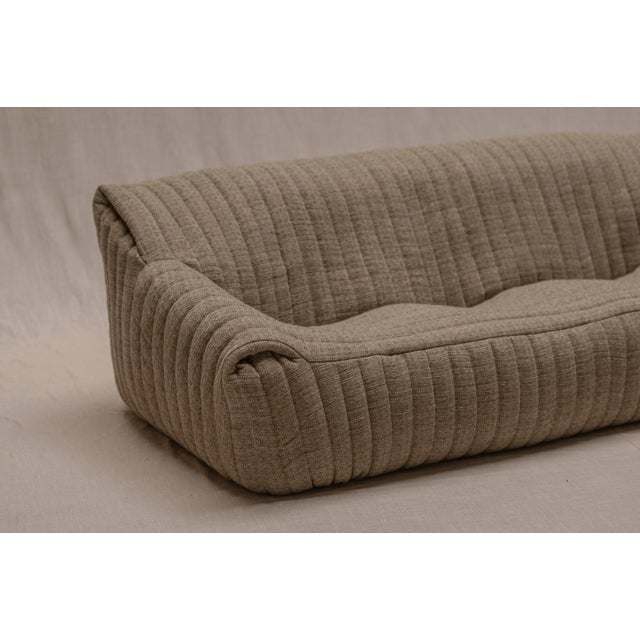 Forest Green Sandra Three-Seater Sofa by Annie Hieronimus for Cinna, France, 1970s For Sale - Image 8 of 18