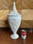 French Vintage 19” French Whitewash Glazed Terracotta Lidded Urn For Sale - Image 3 of 12