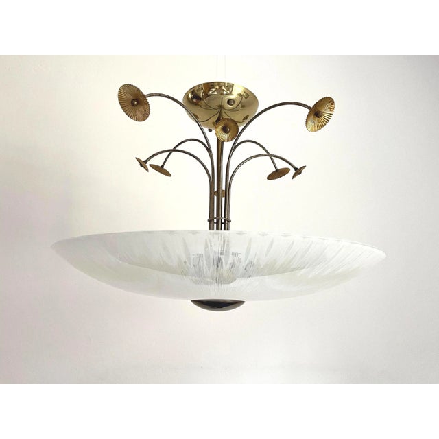 1960s Starburst Umbrella Ceiling Chandelier For Sale - Image 11 of 18