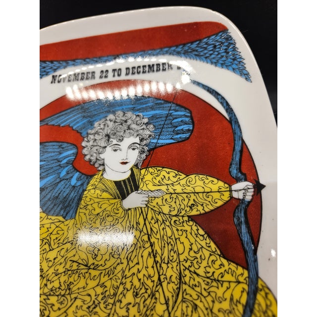 Vintage Royal Crown Arnart Sagittarius Zodiac Collectible Trinket Dish