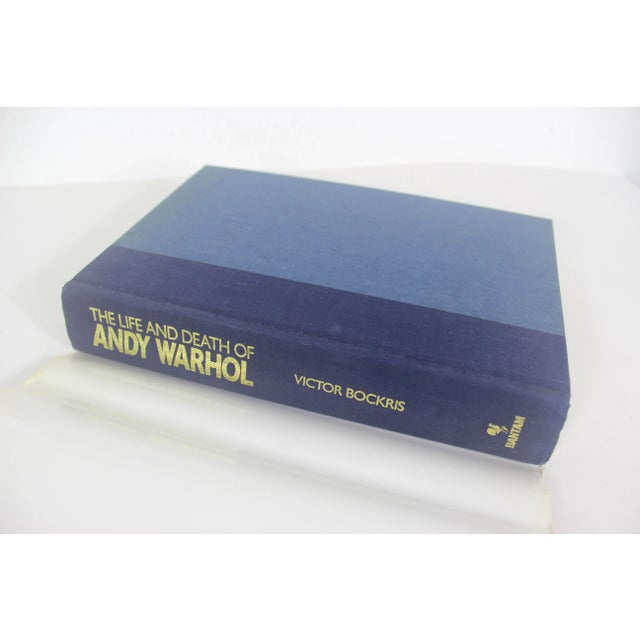 1989 the Life and Death of Andy Warhol by Victor Bockris Hard Cover Book For Sale - Image 4 of 7