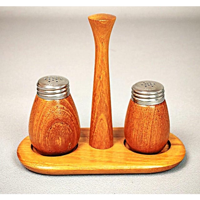 Teak Spice Set from Karl Holmberg Ab, 1960s, Set of 3 For Sale - Image 12 of 13