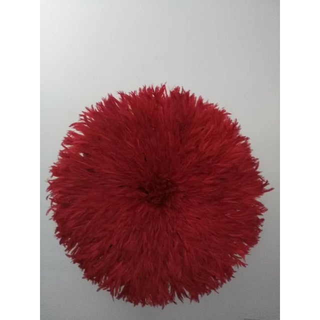 Early 21st Century Juju Hat Red of 39" - 100 Cm For Sale - Image 5 of 5
